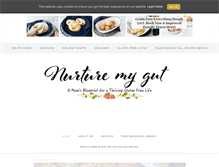 Tablet Screenshot of nurturemygut.com